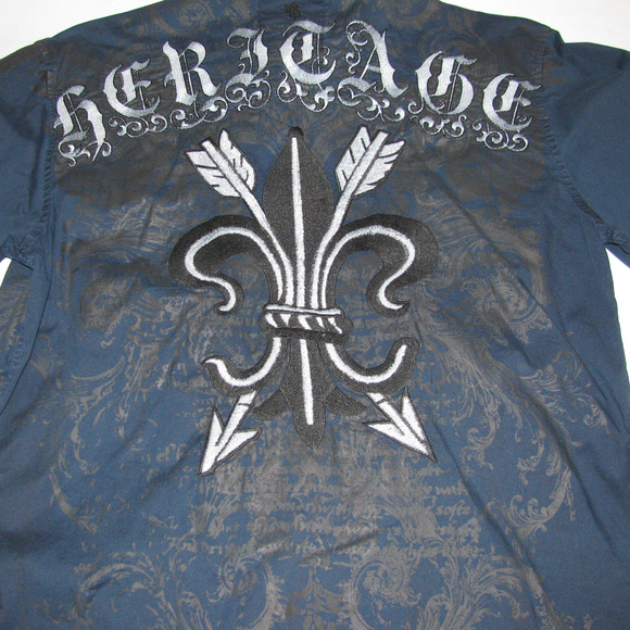 Roar Shirt Long Sleeve LARGE Mens Embroidered - Picture 7 of 7